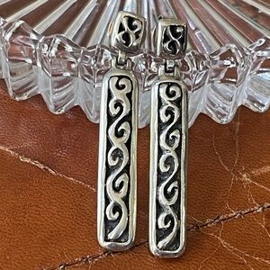 Sterling Silver Bar Earrings